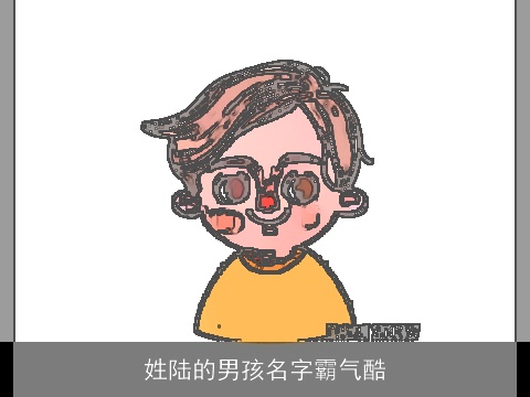 姓陆的男孩名字霸气酷