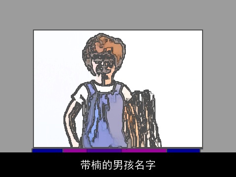 带楠的男孩名字