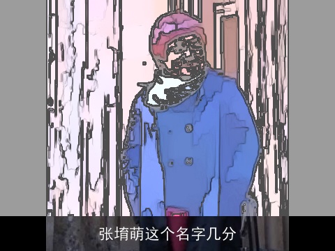 张堉萌这个名字几分