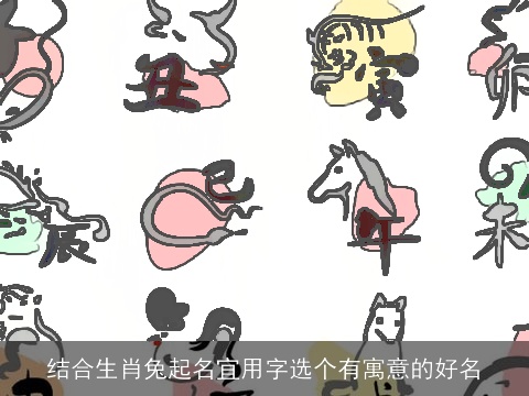 结合生肖兔起名宜用字选个有寓意的好名