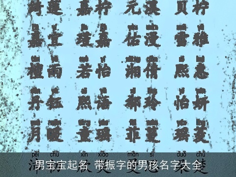 男宝宝起名 带振字的男孩名字大全