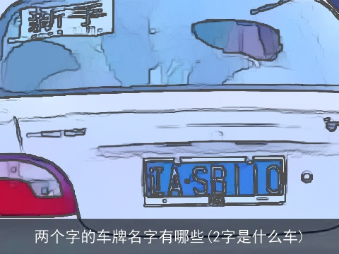 两个字的车牌名字有哪些(2字是什么车)