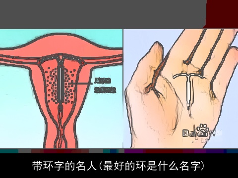 带环字的名人(最好的环是什么名字)