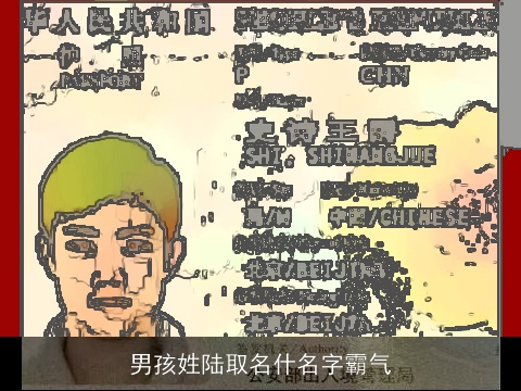 男孩姓陆取名什名字霸气