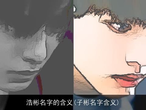 浩彬名字的含义(子彬名字含义)