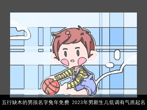 五行缺木的男孩名字兔年免费 2023年男新生儿低调有气质起名
