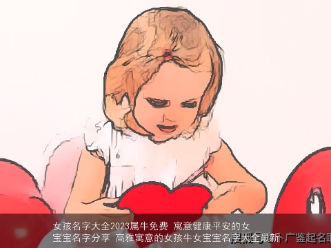 女孩名字大全2023属牛免费 寓意健康平安的女宝宝名字分享 高雅寓意的女孩牛女宝宝名字大全最新