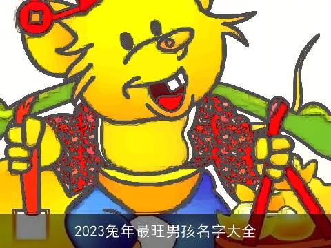 2023兔年最旺男孩名字大全