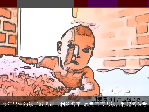 今年出生的孩子取名最吉利的名字 属兔宝宝男孩吉利起名参考