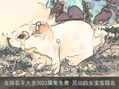 女孩名字大全2023属兔免费 灵动的女宝宝取名
