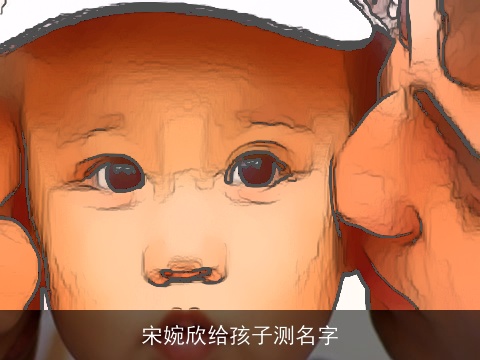 宋婉欣给孩子测名字