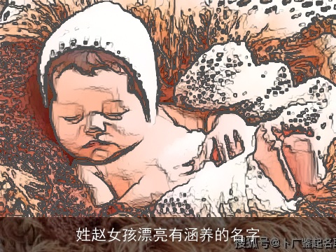 姓赵女孩漂亮有涵养的名字