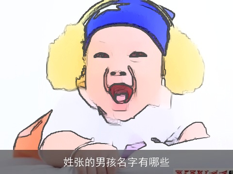 姓张的男孩名字有哪些