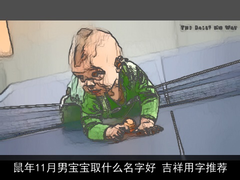 鼠年11月男宝宝取什么名字好 吉祥用字推荐