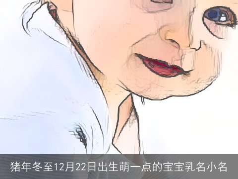 龙年冬至12月22日出生萌一点的宝宝乳名小名