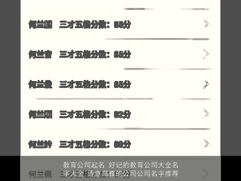 教育公司起名 好记的教育公司大全名字大全 诗意高雅的公司公司名字推荐 教育公司起名 好记的教育公司大全名字大全 诗意高雅的公司公司名字推荐