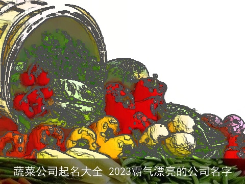 蔬菜公司起名大全 2023霸气漂亮的公司名字