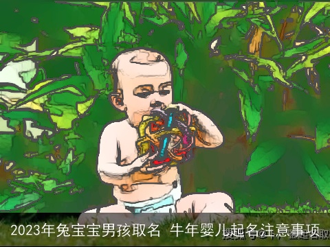 2023年兔宝宝男孩取名 牛年婴儿起名注意事项