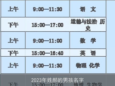 2023年姓郝的男孩名字