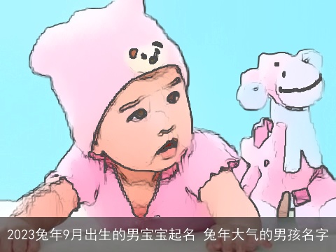 2023兔年9月出生的男宝宝起名 兔年大气的男孩名字