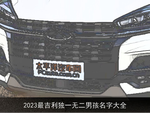 2023最吉利独一无二男孩名字大全
