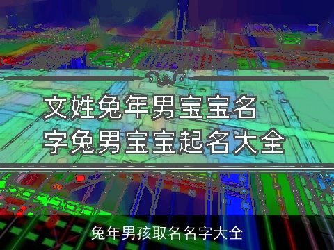 龙年男孩取名名字大全