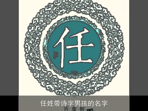 任姓带诗字男孩的名字