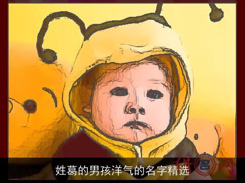 姓葛的男孩洋气的名字精选