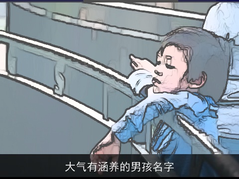 大气有涵养的男孩名字