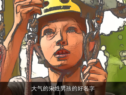 大气的宋姓男孩的好名字