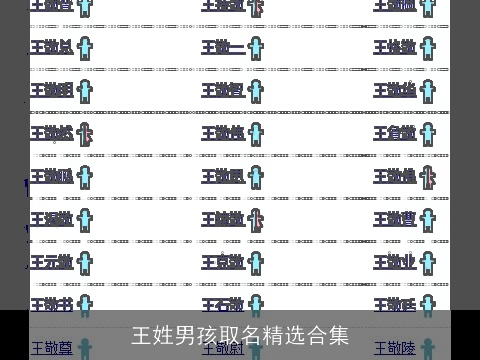王姓男孩取名精选合集