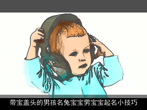 带宝盖头的男孩名兔宝宝男宝宝起名小技巧