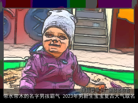 带水带木的名字男孩霸气 2023年男新生宝宝复古大气取名