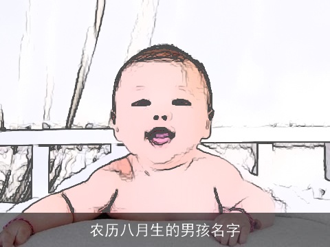 农历八月生的男孩名字