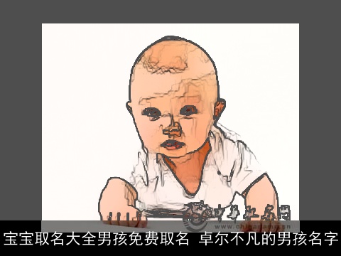 宝宝取名大全男孩免费取名 卓尔不凡的男孩名字