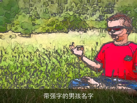 带强字的男孩名字