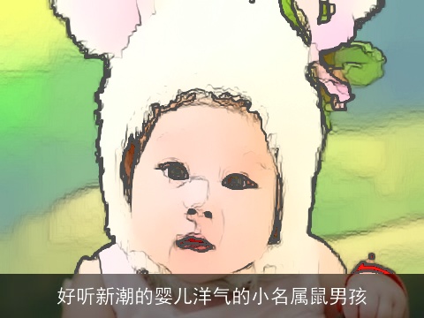 好听新潮的婴儿洋气的小名属鼠男孩