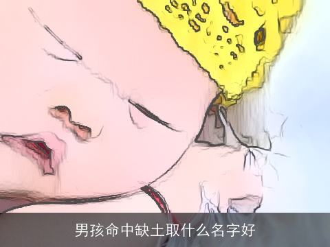 男孩命中缺土取什么名字好