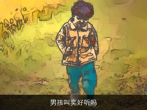 男孩叫奕好听吗