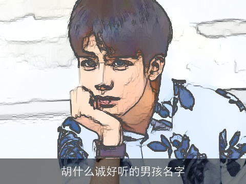 胡什么诚好听的男孩名字