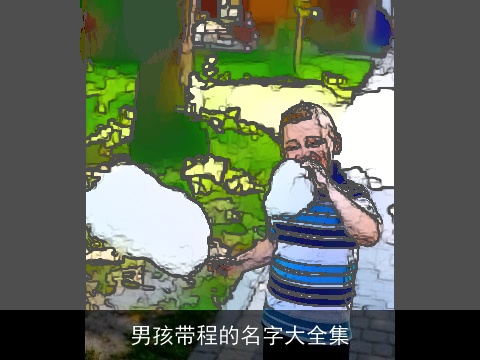 男孩带程的名字大全集