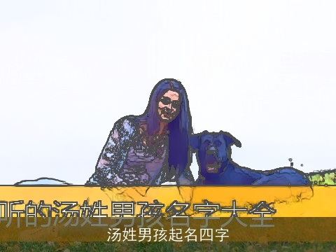 汤姓男孩起名四字