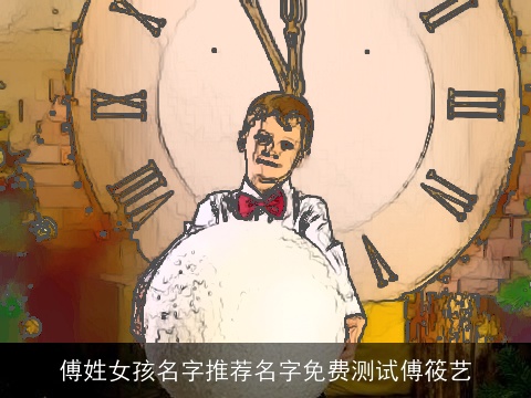 傅姓女孩名字推荐名字免费测试傅筱艺