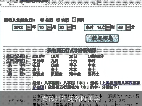 女孩姓崔起名唯美字