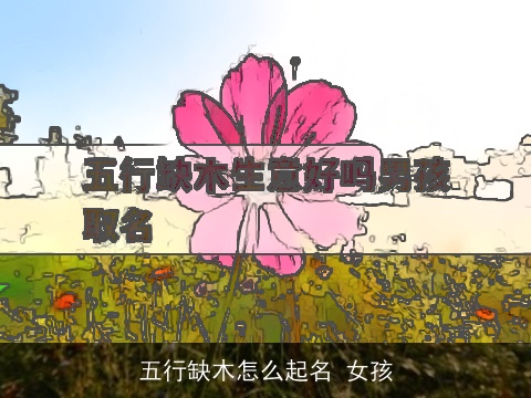 五行缺木怎么起名 女孩