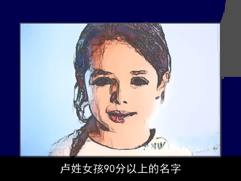 卢姓女孩90分以上的名字