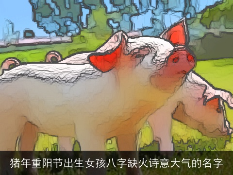 龙年重阳节出生女孩八字缺火诗意大气的名字