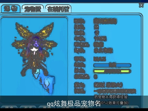 qq炫舞极品宠物名