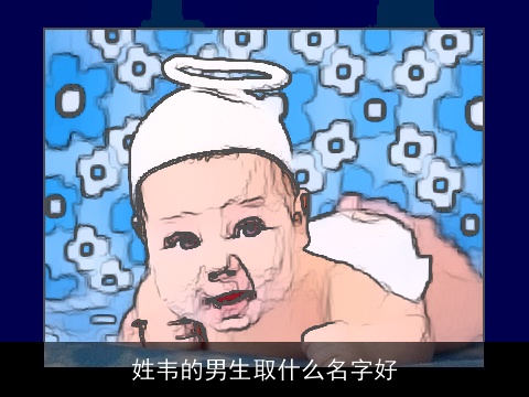 姓韦的男生取什么名字好