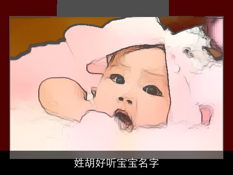 姓胡好听宝宝名字